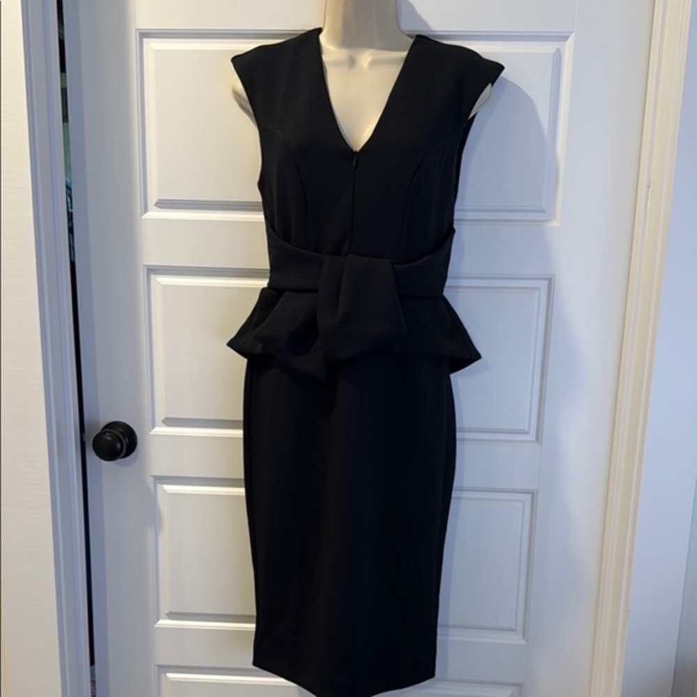 Venus Little Black dress zip front 4